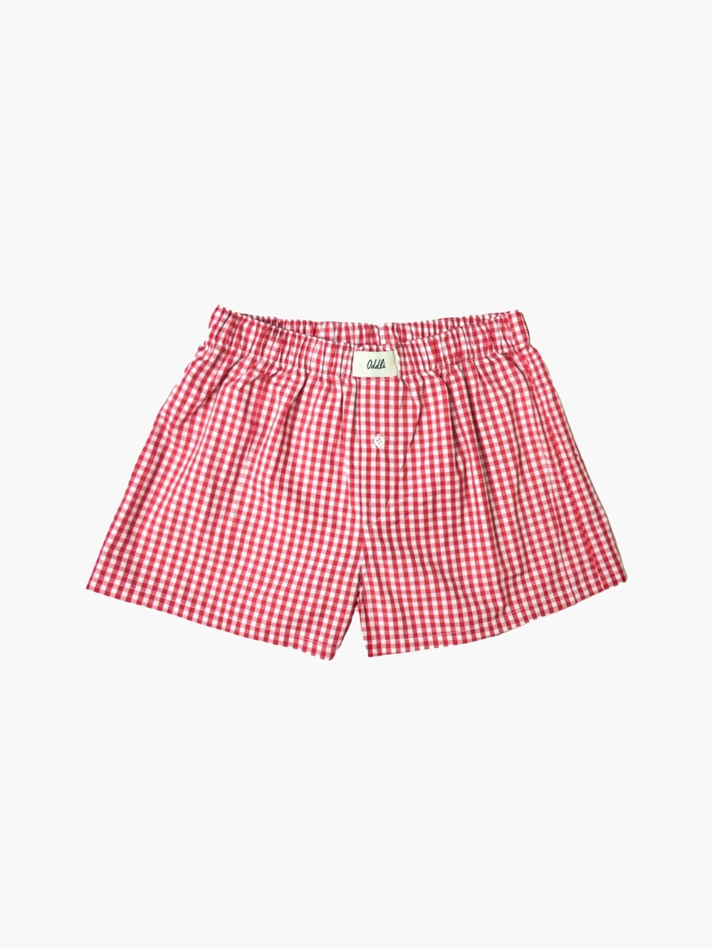 Oddli Red Gingham Boxer Shorts